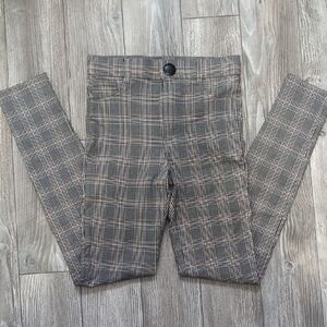 Zara Checkered Trousers XS